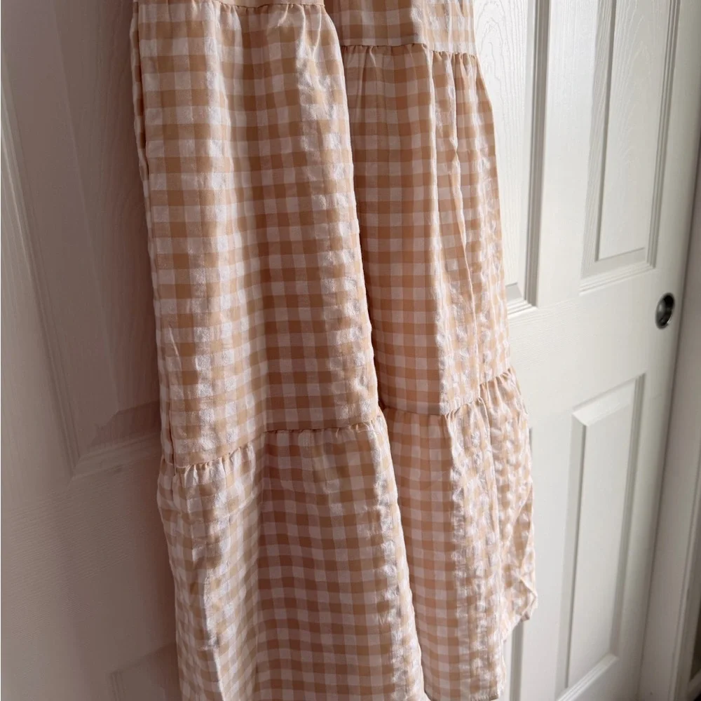 Gingham Midi Dress - Size M - Picture 7 of 10